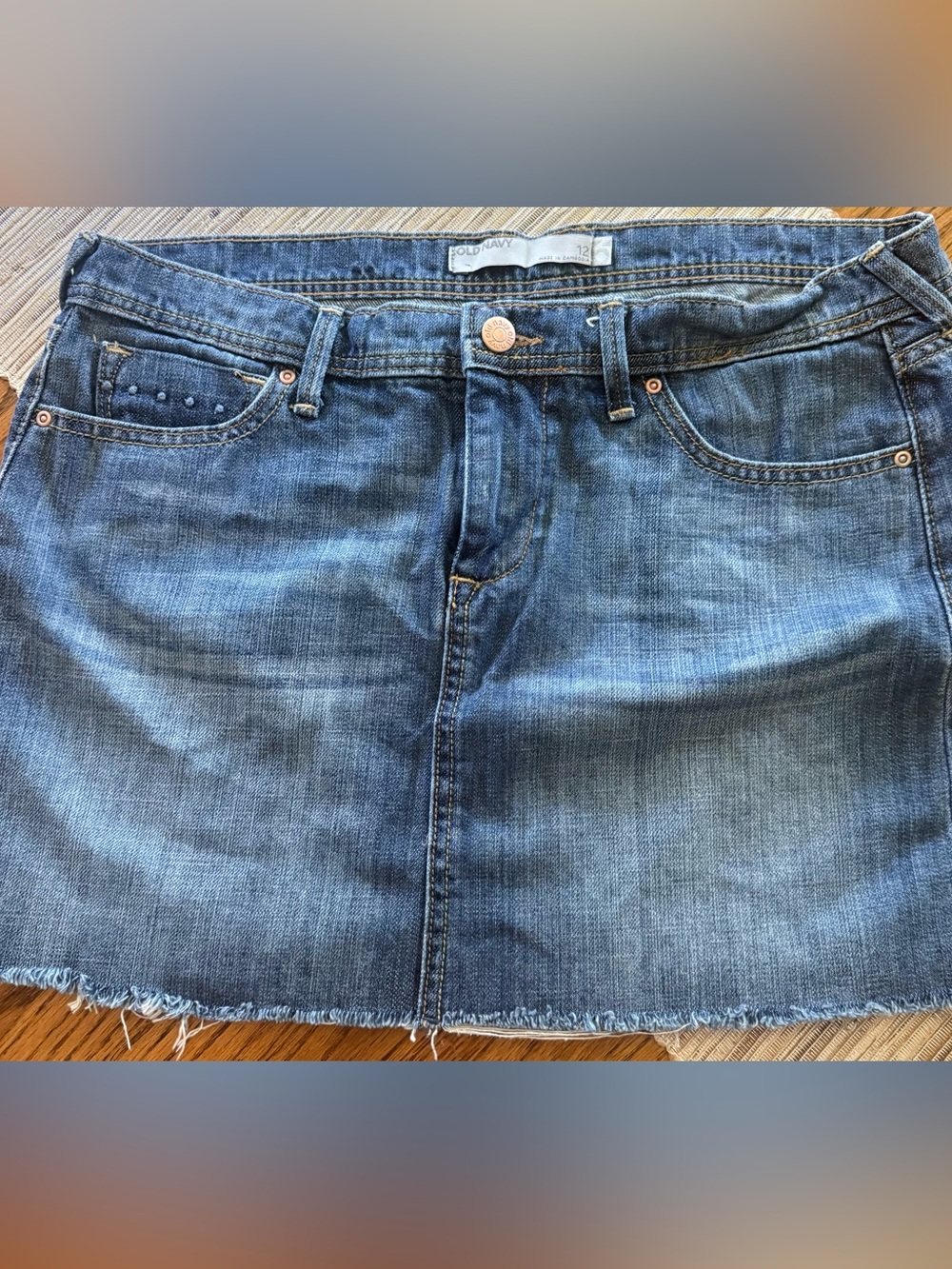 Size 12 Old Navy Jean Mini Skirt
